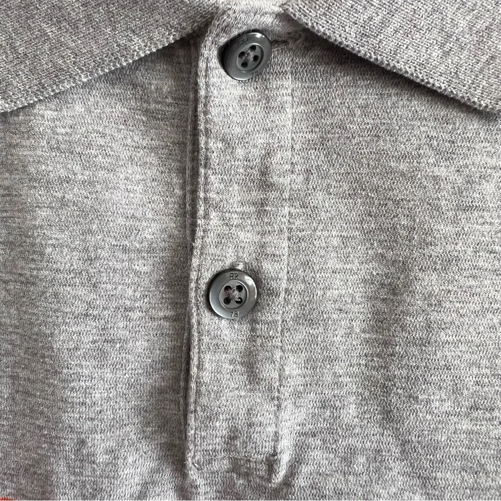 Banana Republic Polo Gray Luxury Touch‎ Men’s Short Sleeve T Shirt Size XL